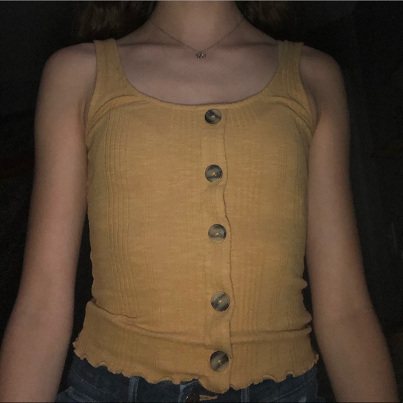 yellow women’s tank top - Picture 3 of 3